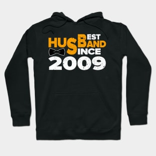 'Best Husband Since 2009' Sweet Wedding Anniversary Gift Hoodie